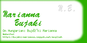 marianna bujaki business card